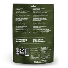 PureBites beef freeze-dried treats dog eating closeup illustrating palatable taste