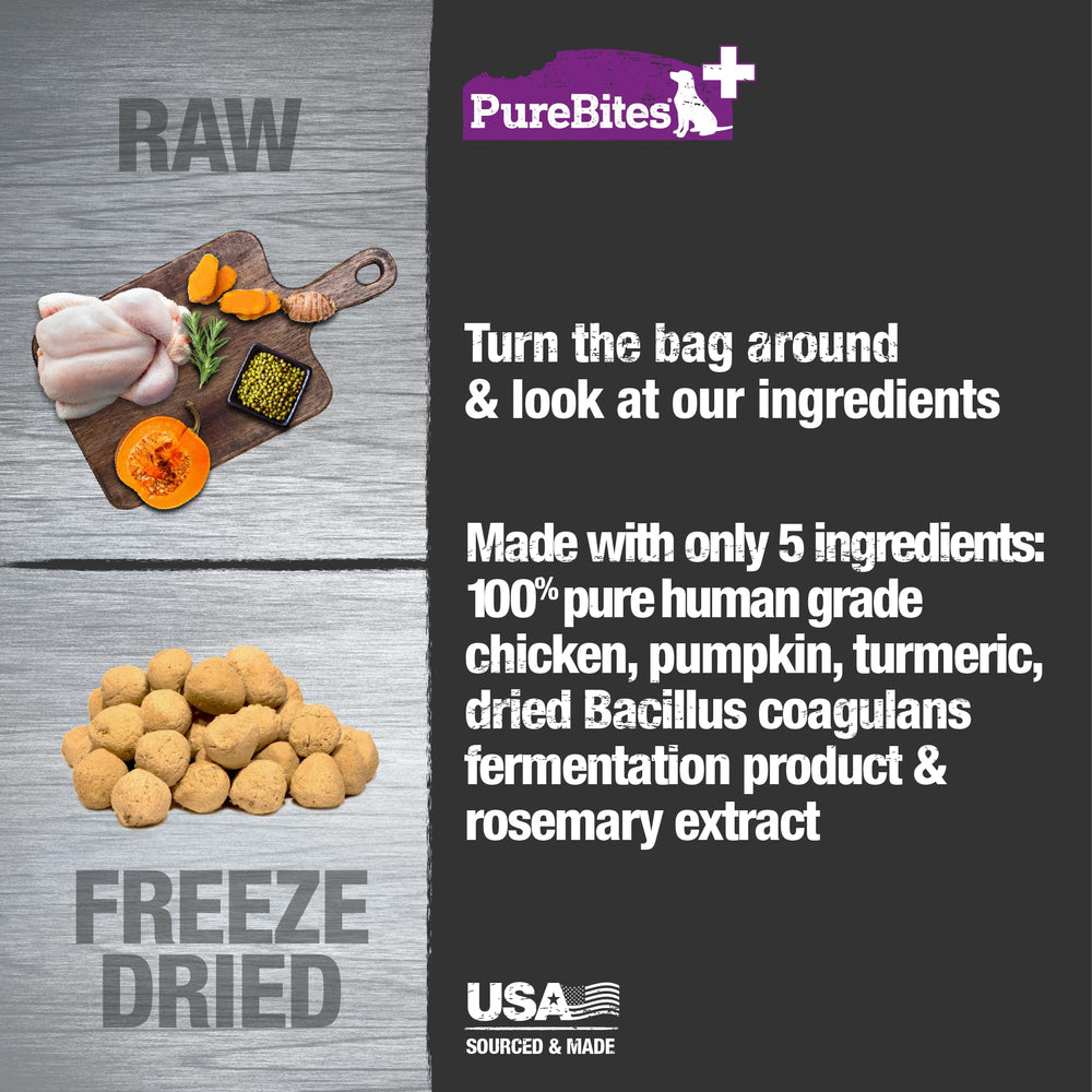 PureBites texture closeup reveals freeze-dried crunch ideal for tasty daily rewards