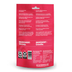 PureBites single-ingredient shrimp emphasizes additive-free nutrition for cats.