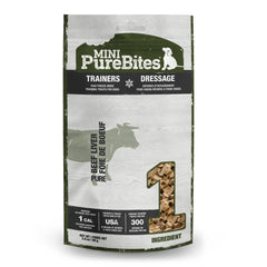 PureBites mini-beef-freeze-dried-treats close-up training rewards.
