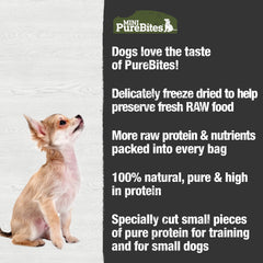 PureBites mini-beef-freeze-dried-treats resealable pouch keeps freshness for picky eaters.
