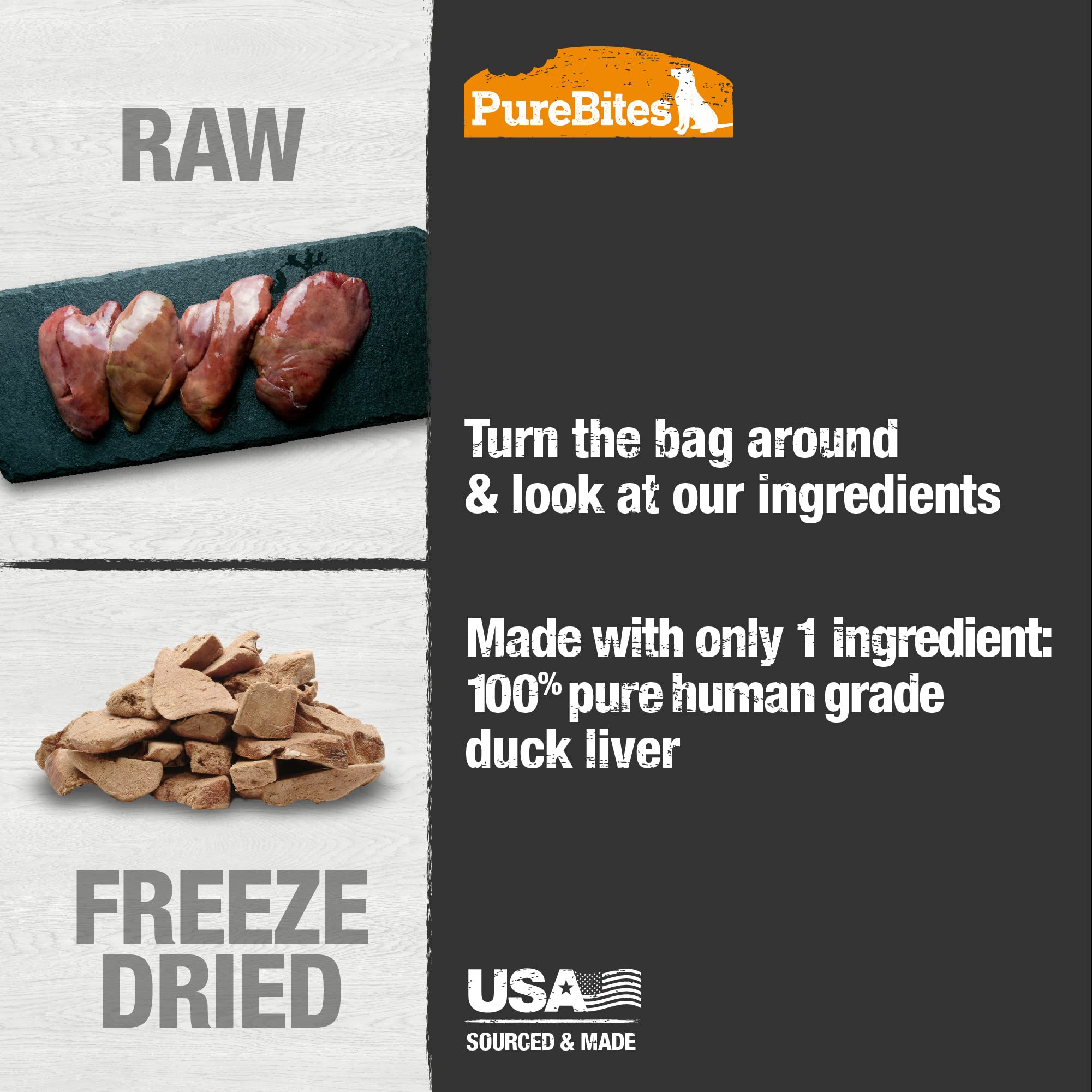 PureBites recyclable packaging—eco-friendly choice from USA-sourced ingredients.