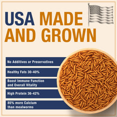 PureGrubs BSFL crispy-crumbs highlight naturally dried texture for flock snacking.