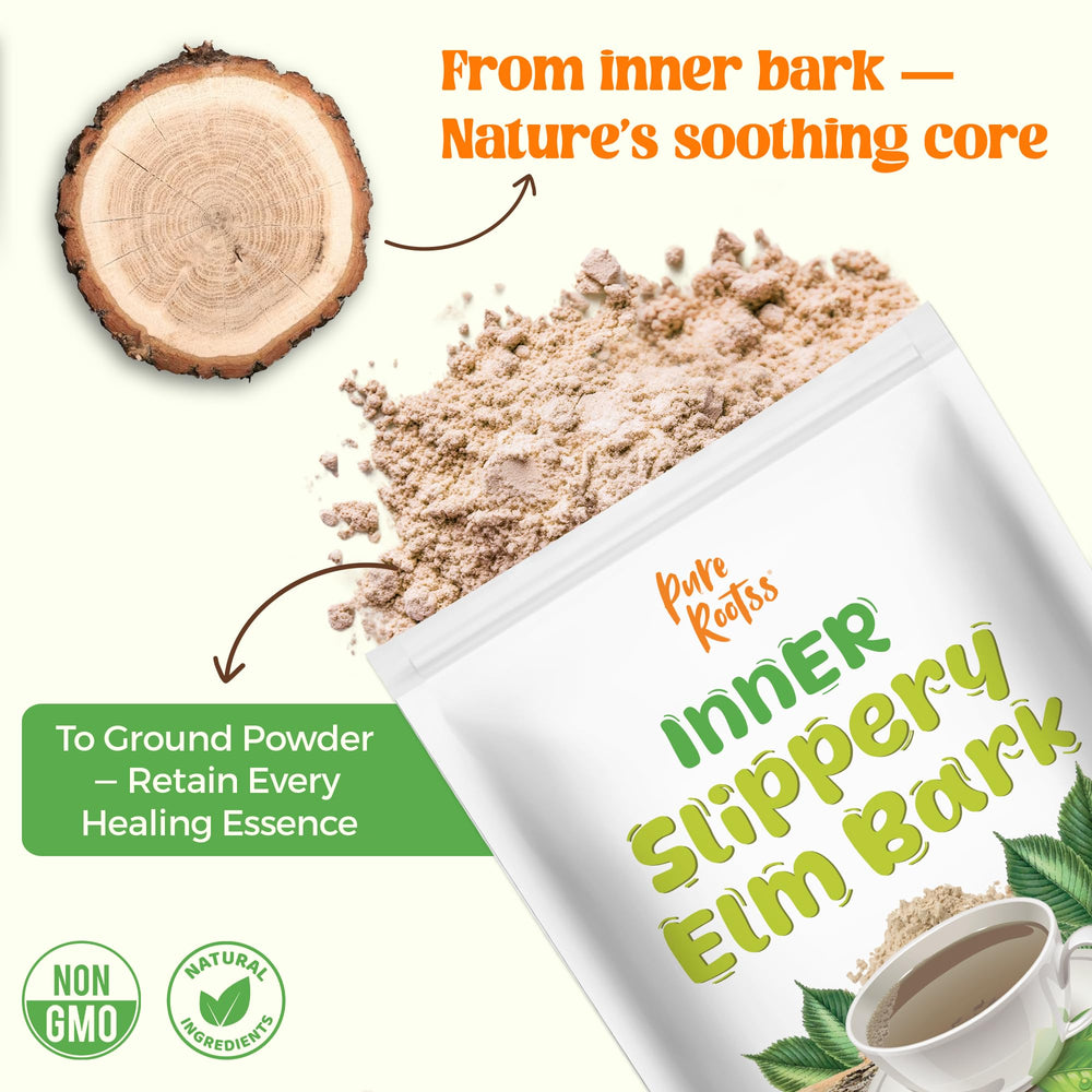 Clean scoop of PureRootss powder for easy dosing in smoothies or tea