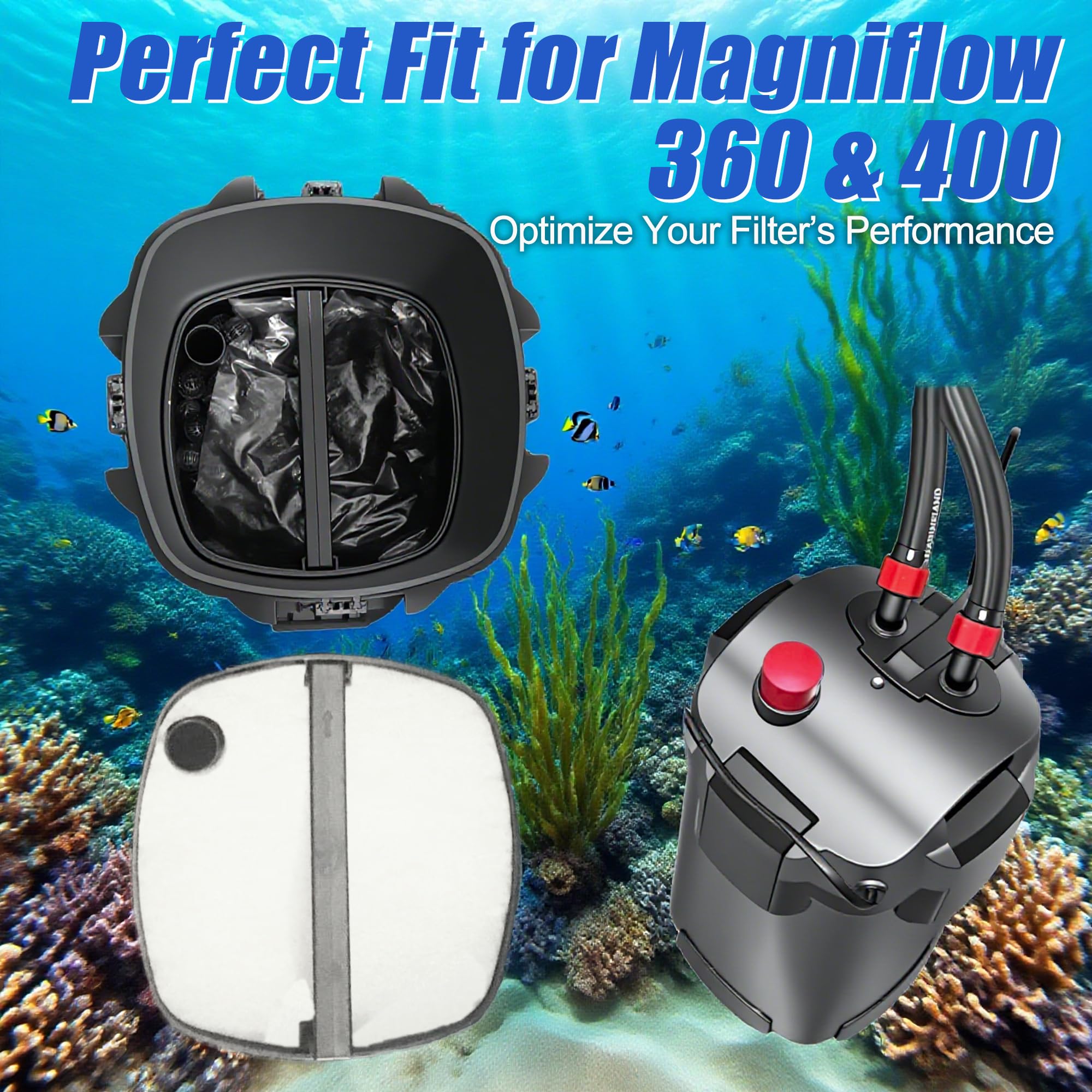 PurifyLogix 3-in-1 coarse media adsorbs odors while preserving water flow.