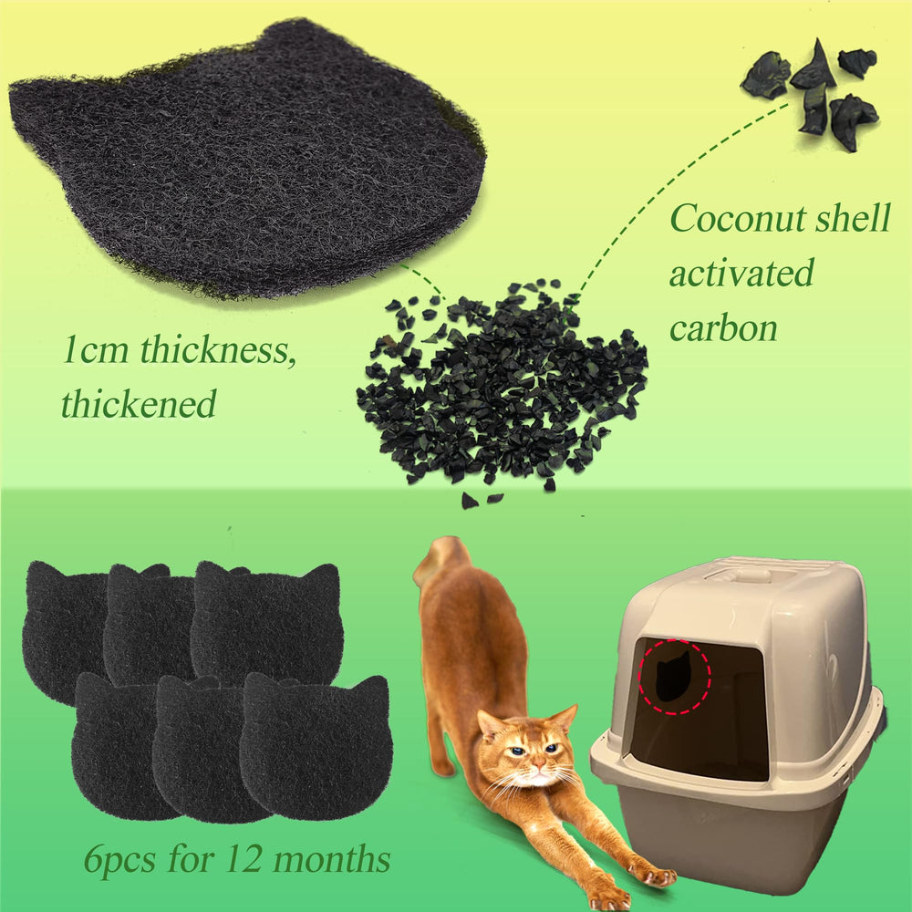 PurifyLogix activated carbon absorbs moisture near the litter area