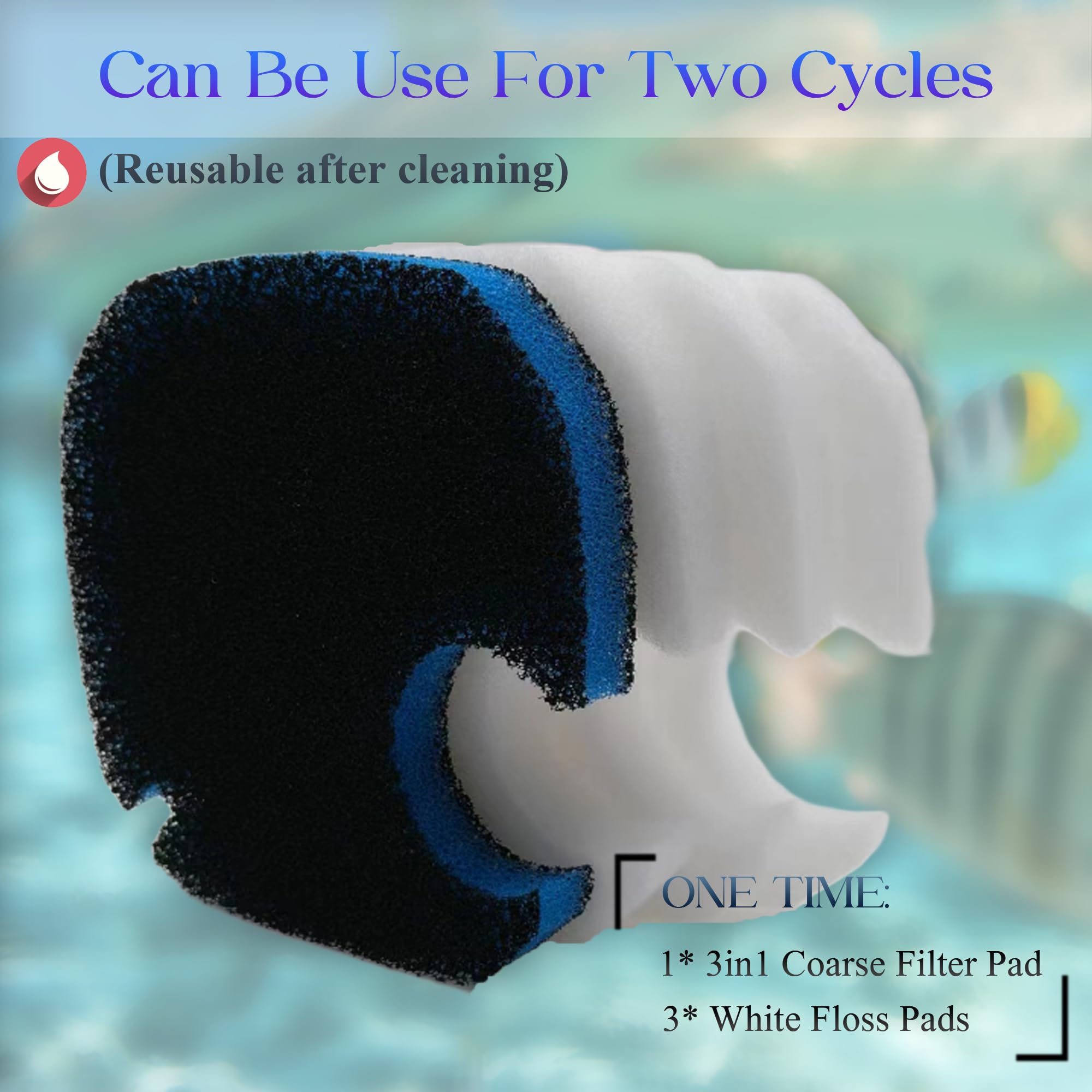 PurifyLogix sponge bio filter pads supporting beneficial bio filtration in canisters.