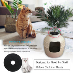 PurifyLogix activated-carbon filter close-up absorbing odors.