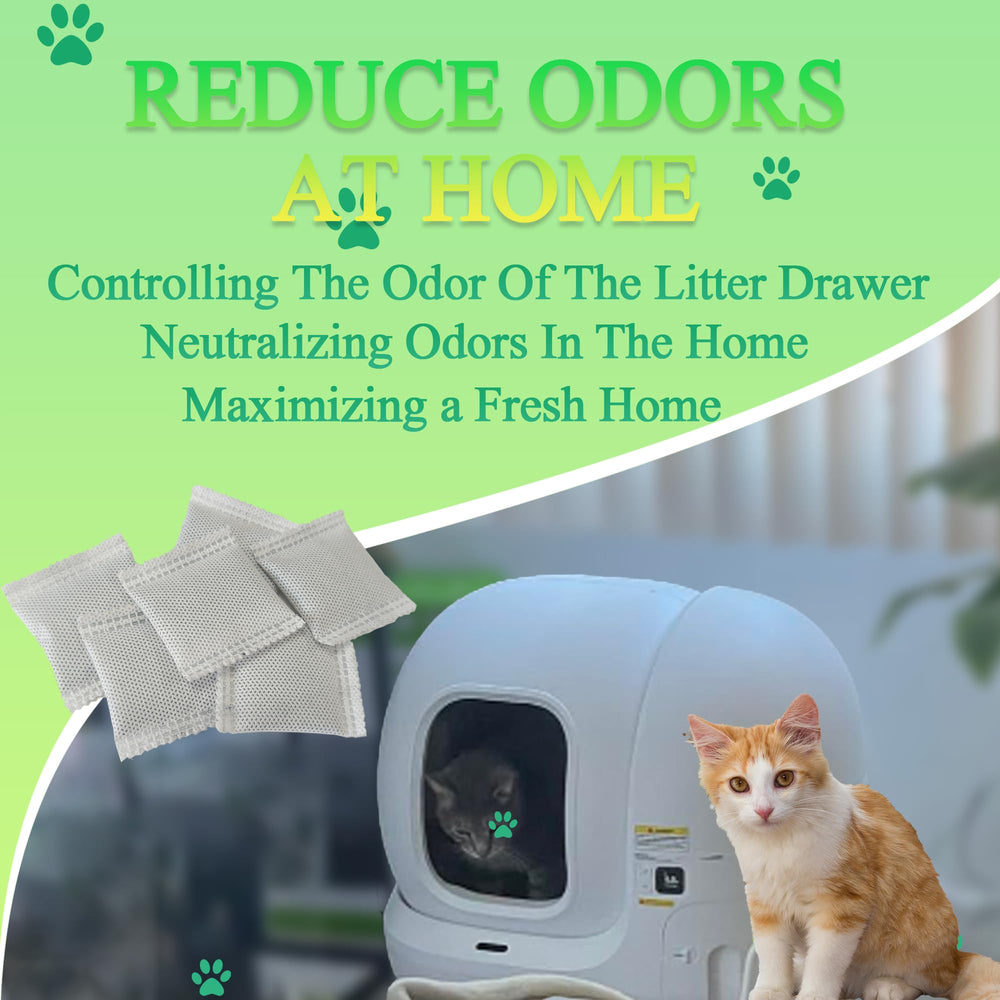 Non-toxic pet-friendly filters keep cats safe while tackling odors with natural charcoal.