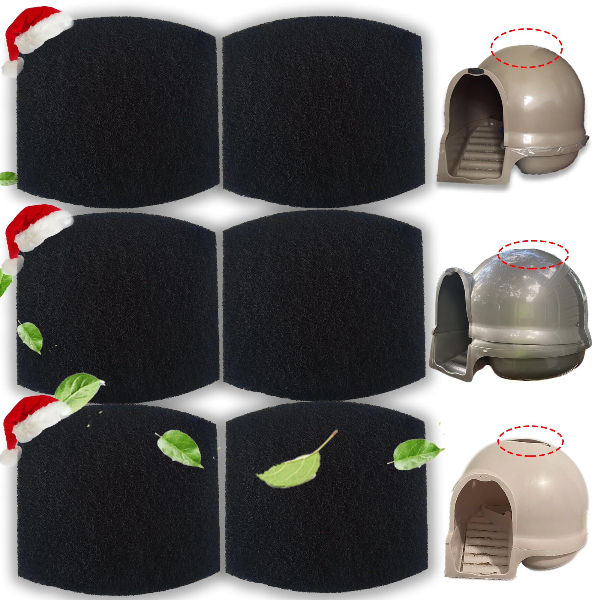 PurifyLogix Booda Clean Step filter pack showing six replacement filters for odor control.