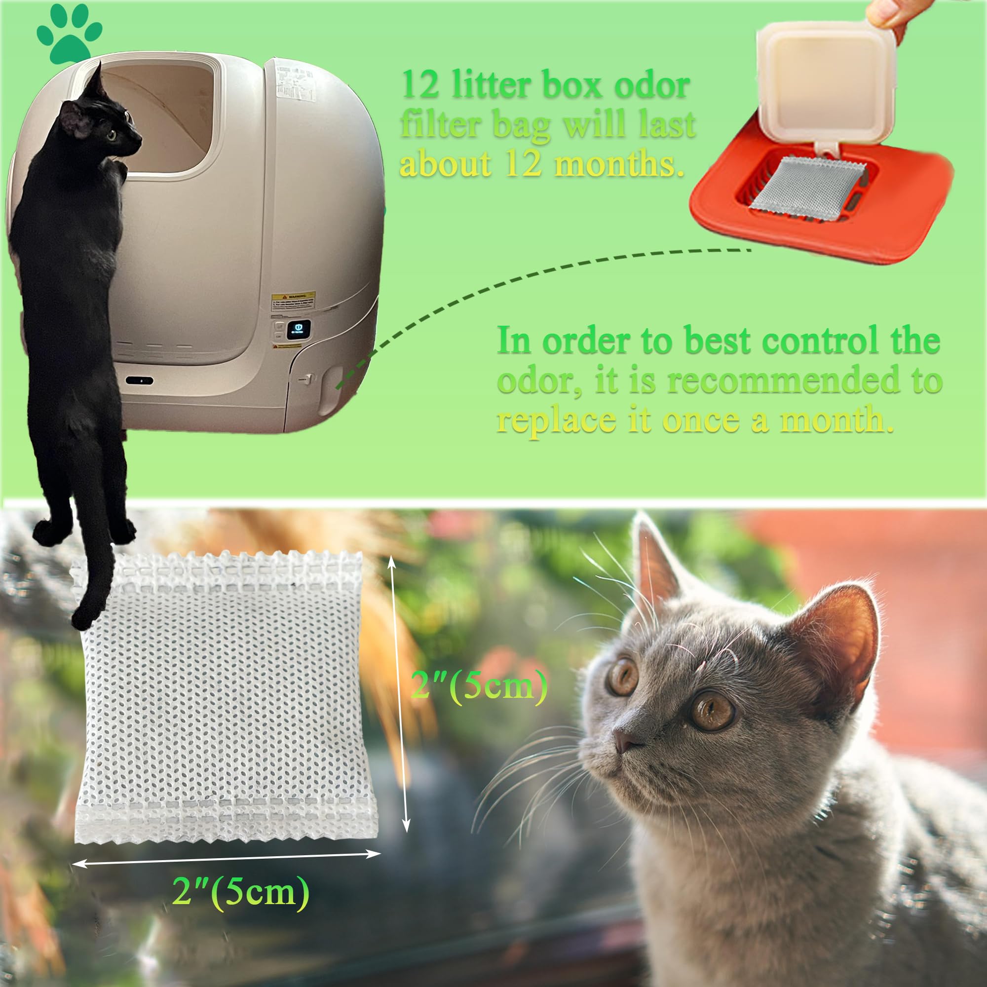 Compact bags support overall home odor control without harsh chemicals.