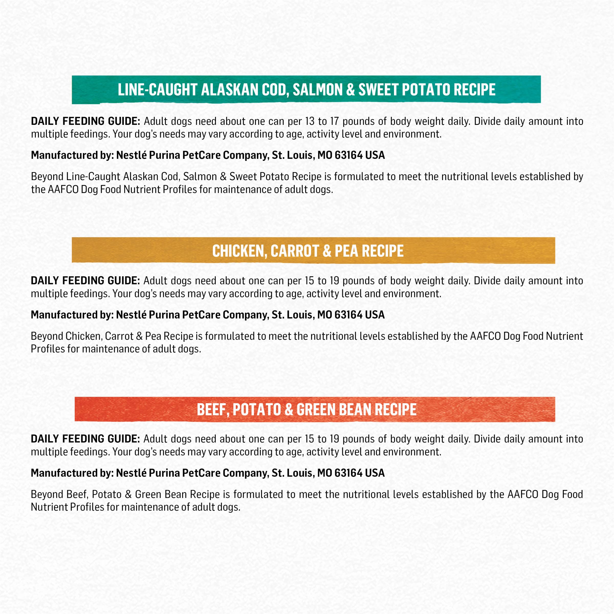 Purina Beyond Texas Beef label emphasizes farm-raised beef quality