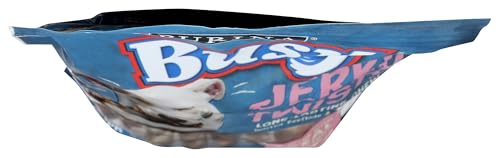 Purina Busy Jerky Twists serving suggestion for walks or training