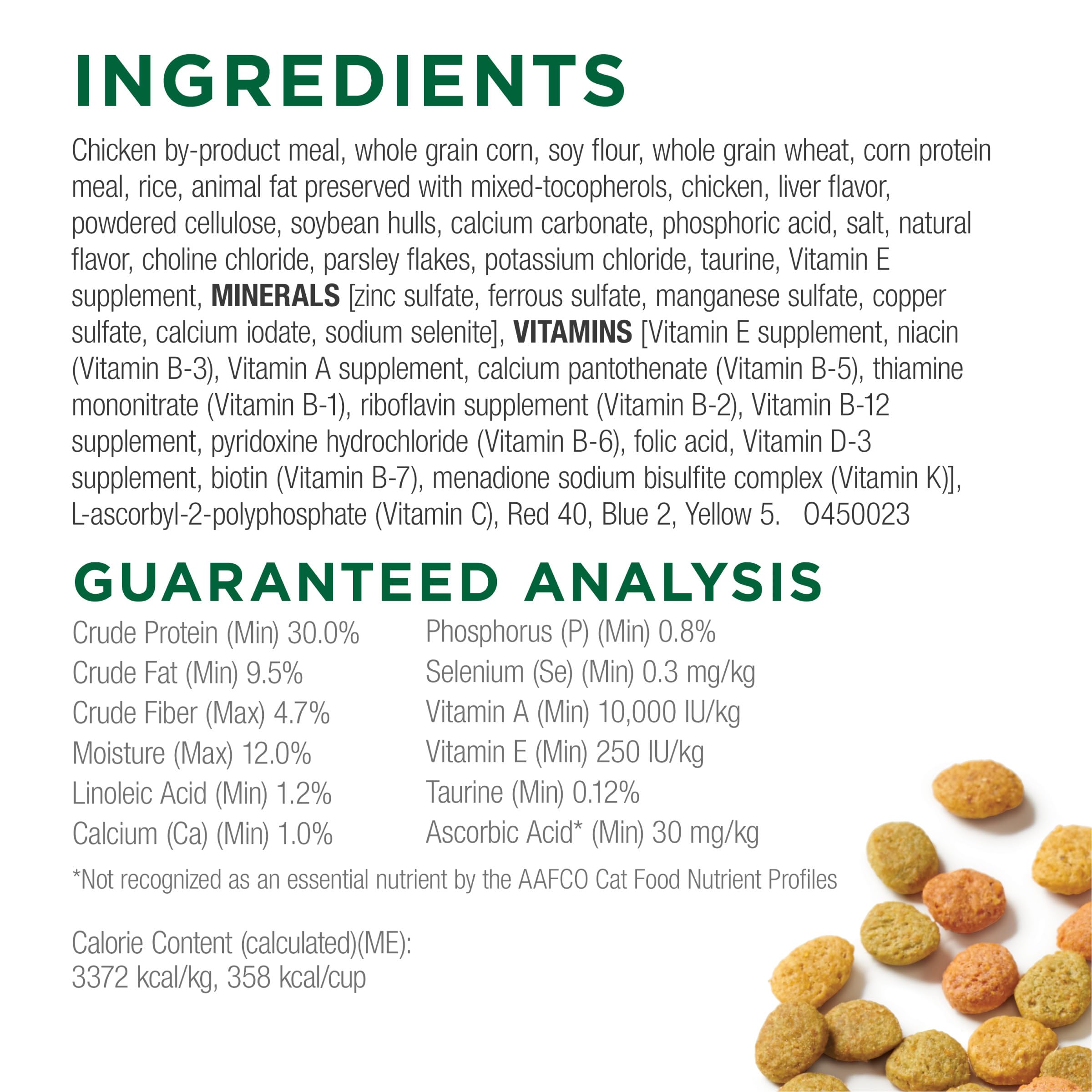 Purina Cat Chow Indoor packaging front highlighting complete indoor-cat nutrition.