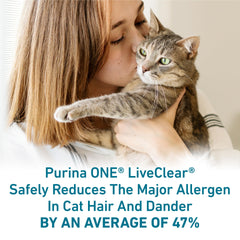 Purina ONE LiveClear dha-brain-development kibble image supports development