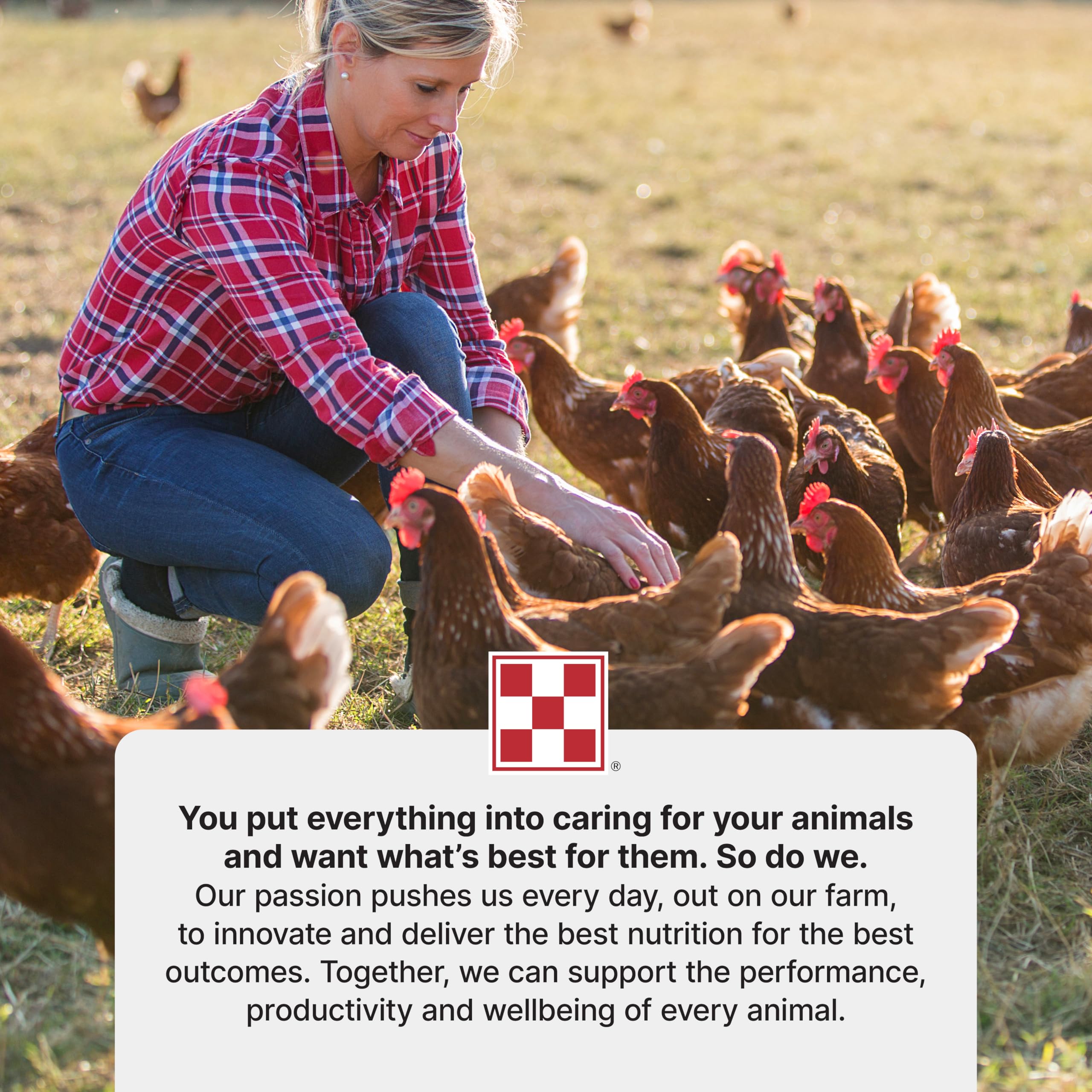 Purina Start & Grow vitamins A and E emphasis for growth support