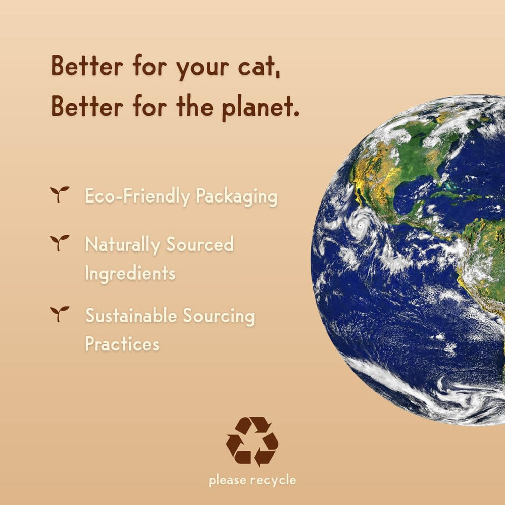 Purple Cat Feline Biome organic palm oil label, a natural fat source for energy.