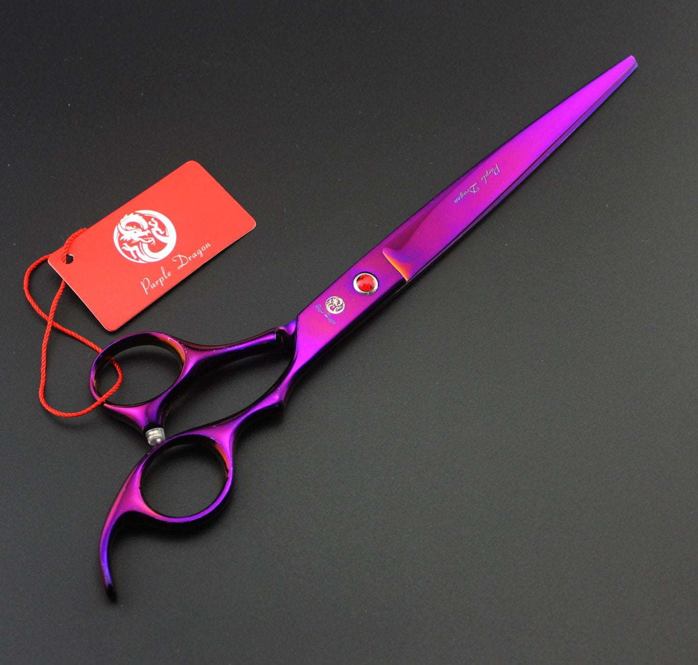 Purple Dragon 8-inch blades at 45 degrees for clean cuts