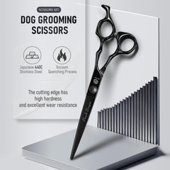 Purple Dragon detangling comb helps prep the coat for smoother grooming sessions.