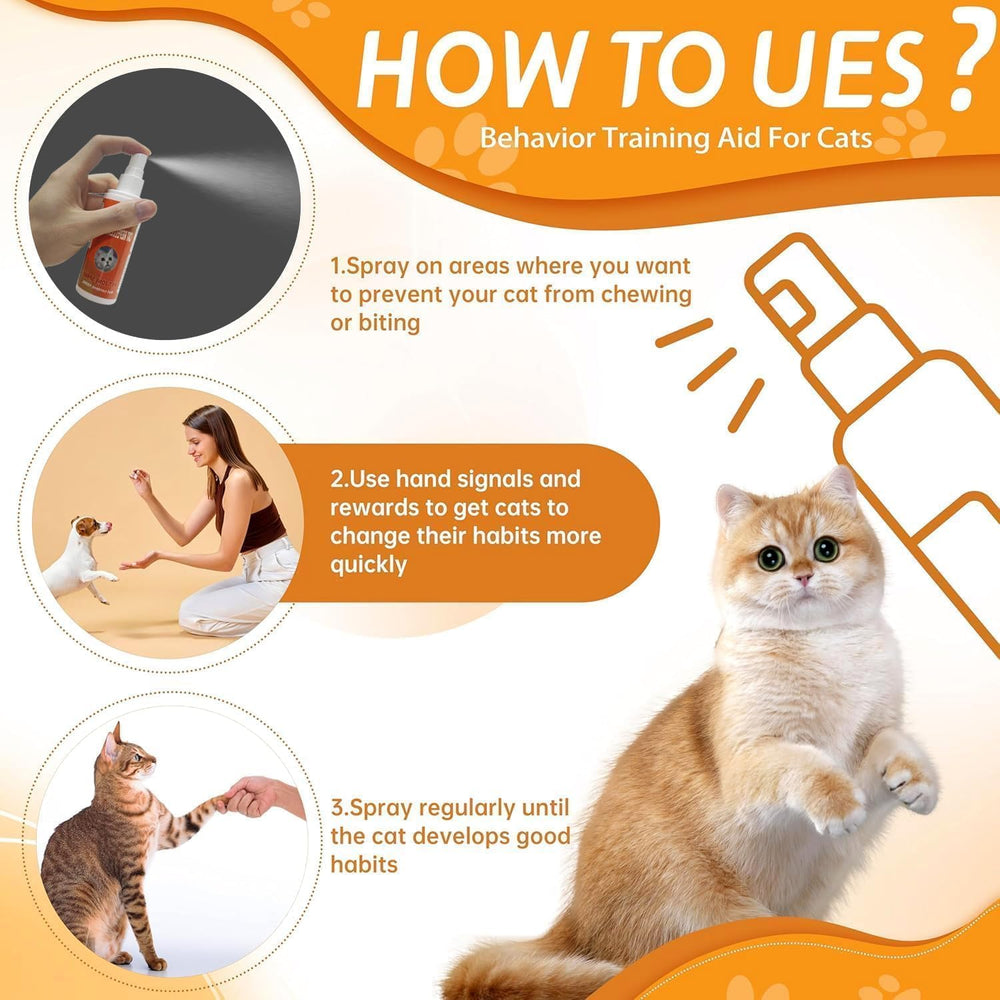 PurrBark prevents scratching on sofa and furniture with spray