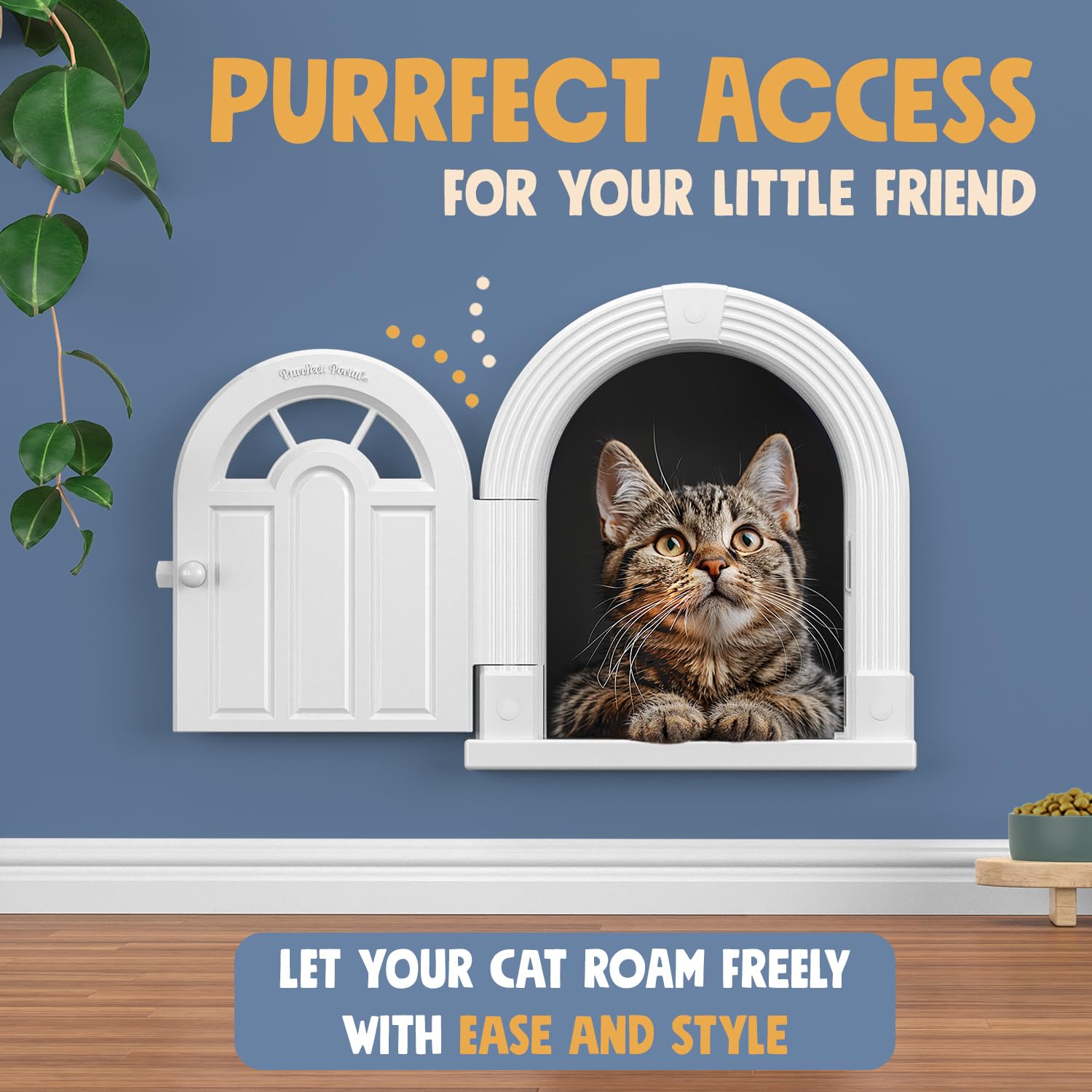 Purrfect Portal hidden litter-box concealment for neat rooms