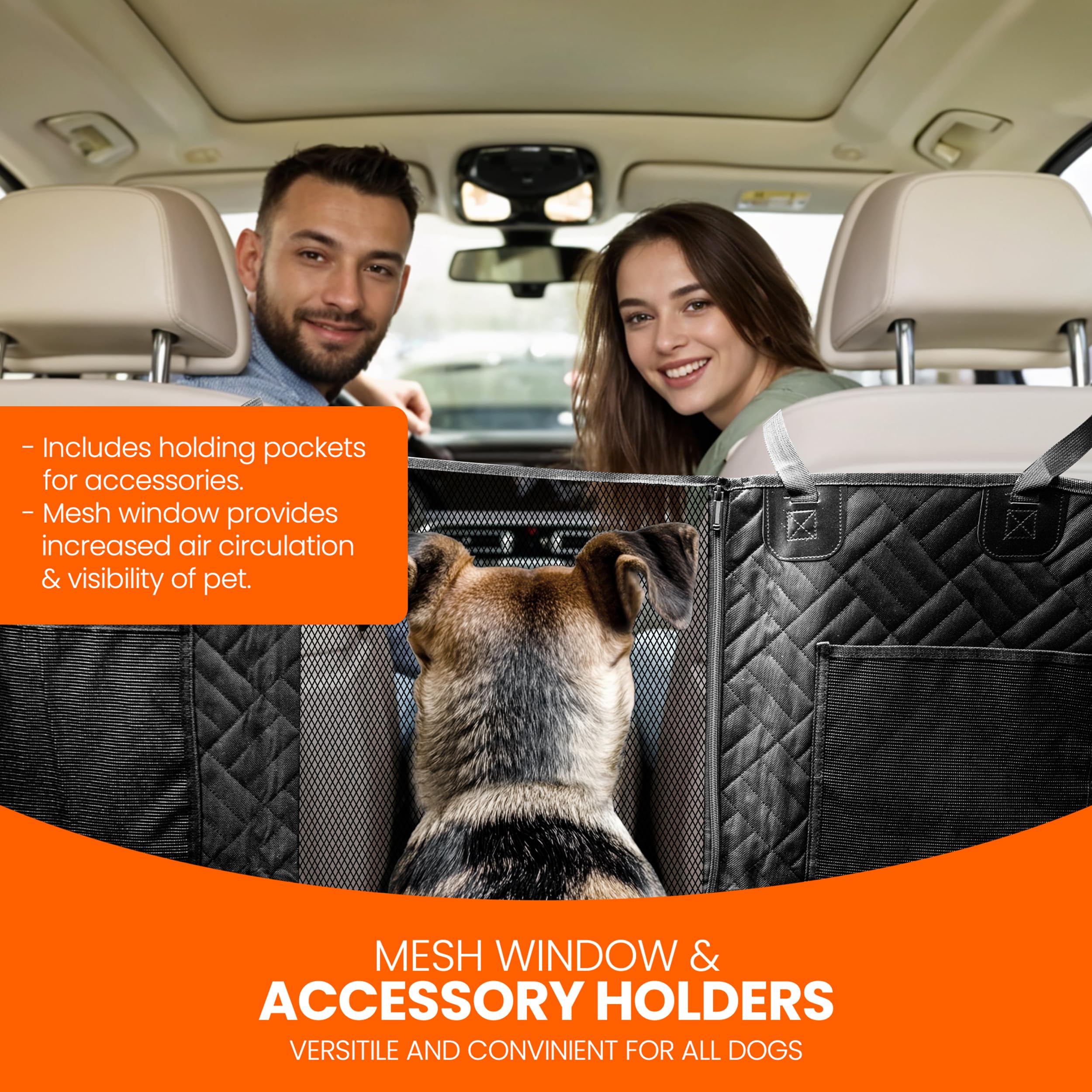 Purrific Pet versatile hammock and protector ideal for road trips.