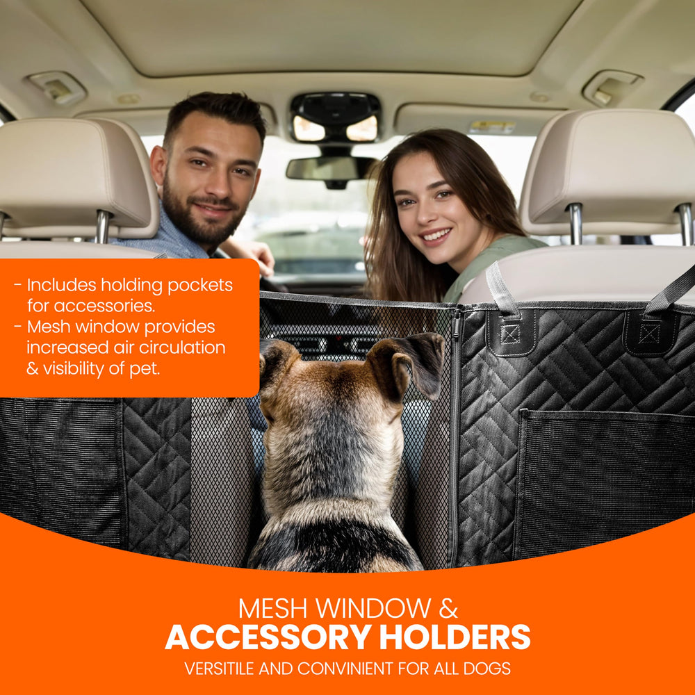 Purrific Pet versatile hammock and protector ideal for road trips.