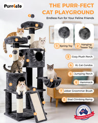 Purrlato 66in anti-toppling kit secures the unit to the wall