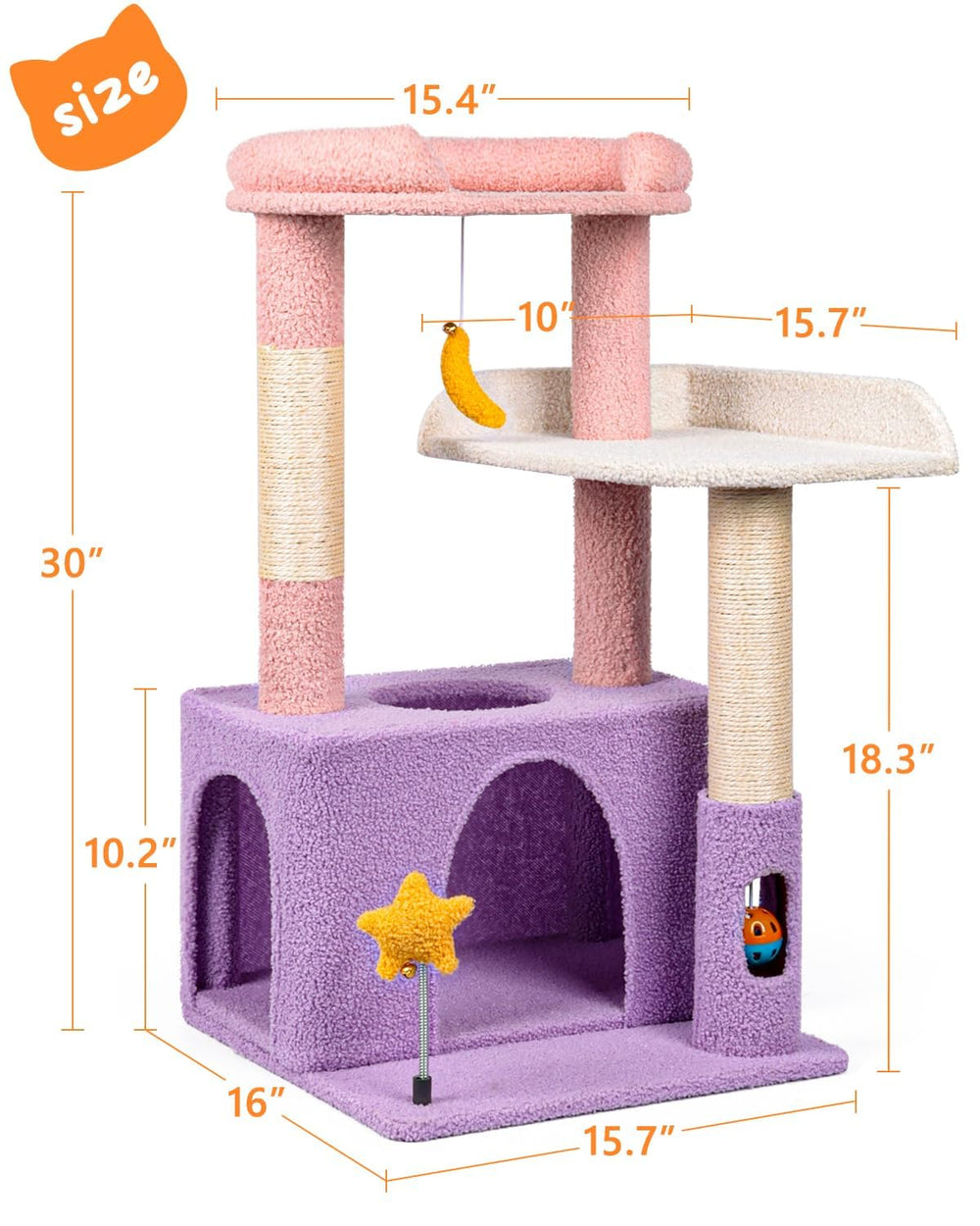 Purrlato dangling ball sparks playful pounces and curiosity.