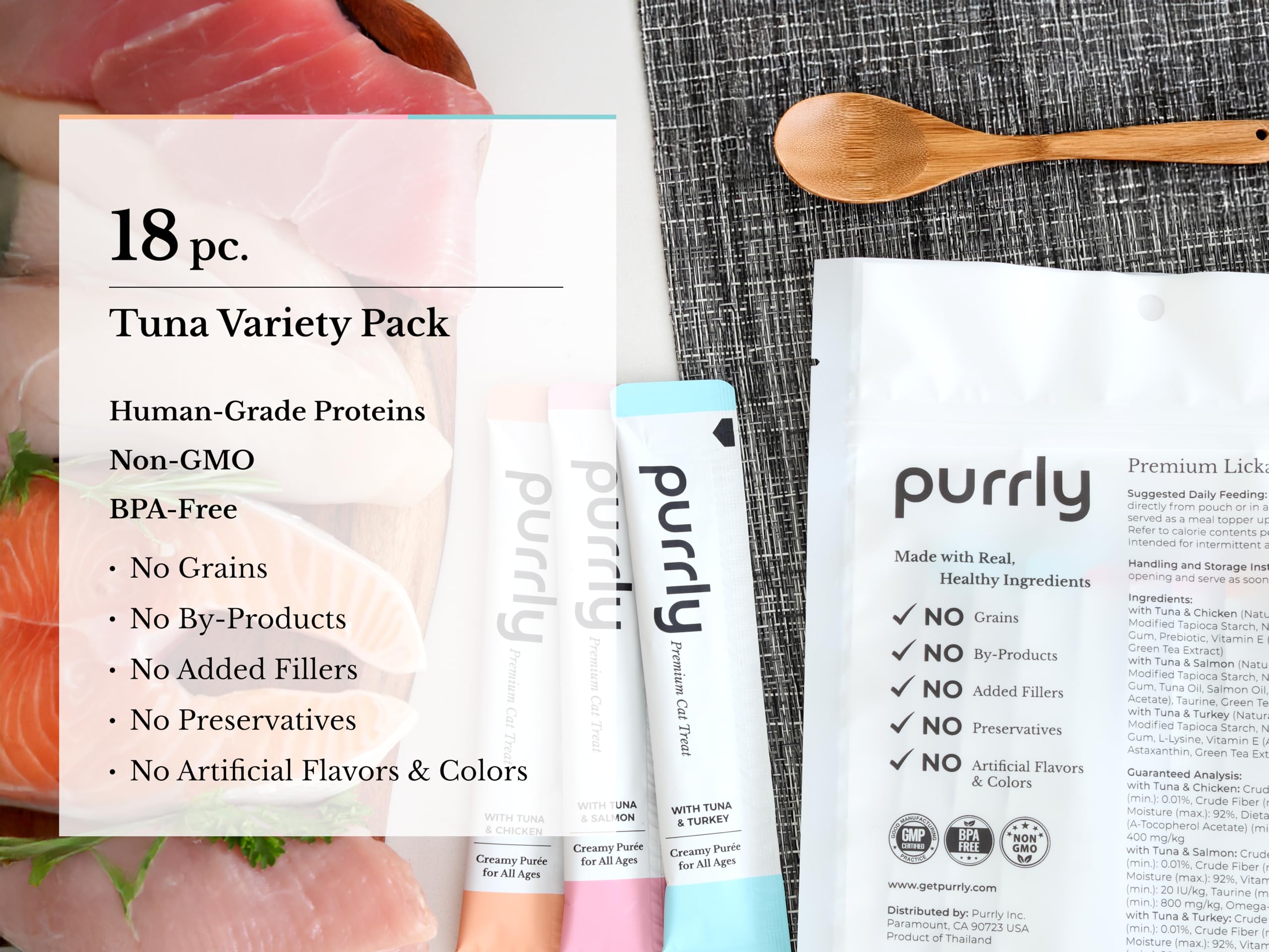 Purrly broth-aroma-pouch emphasizes hydration-friendly snacking with natural aroma.