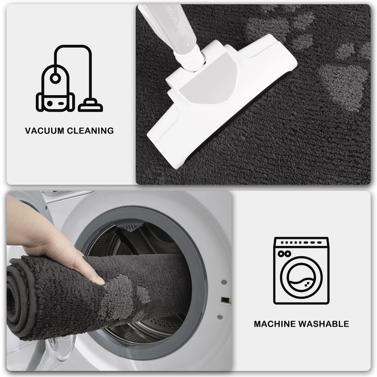 PURRUGS dirt and moisture trapping action keeps indoor floors cleaner