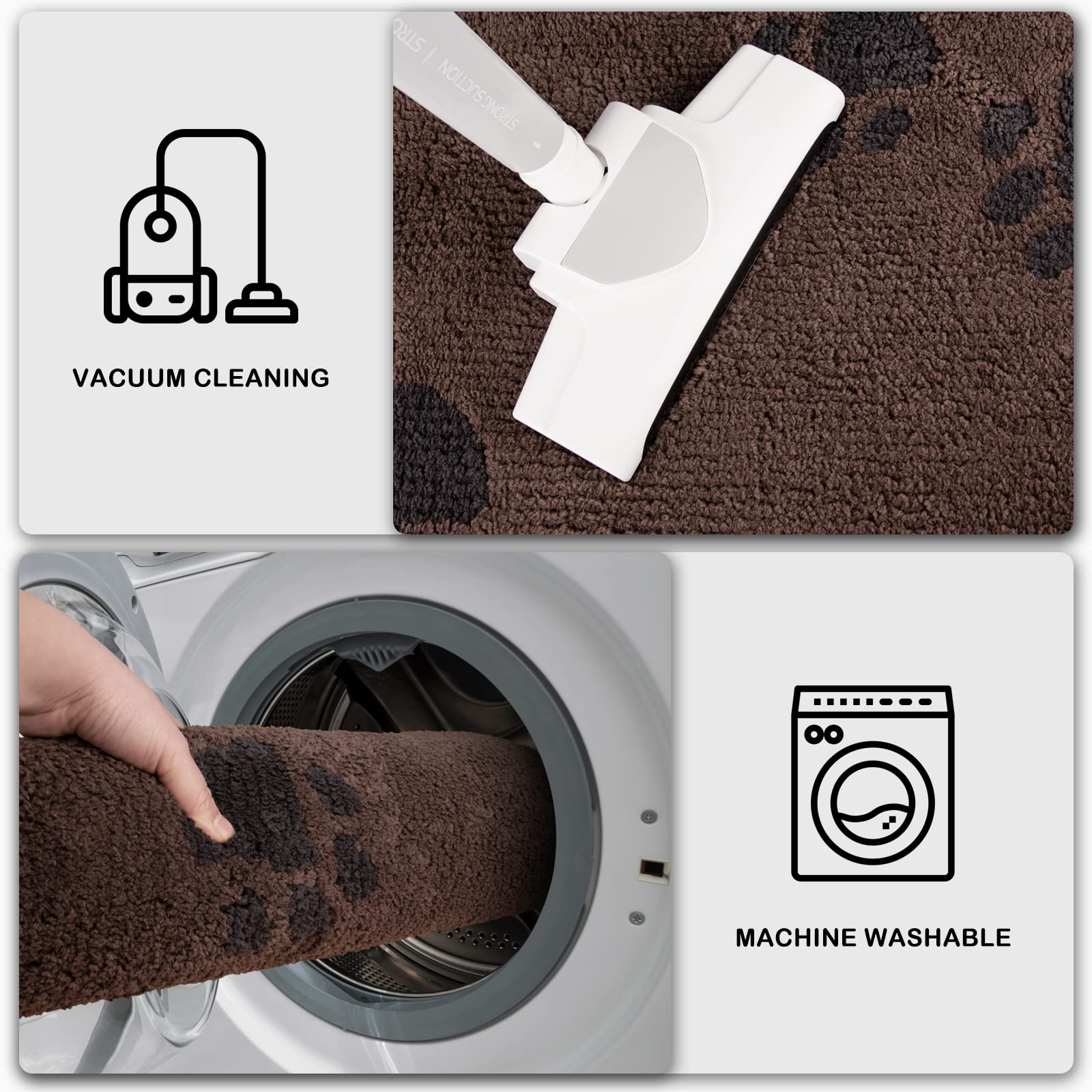 PURRUGS dirt-trapping door mat 32x47 fits entryways and high-traffic foyers.