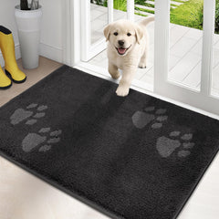 PURRUGS dirt trapping door mat front door traps moisture and dirt effectively.