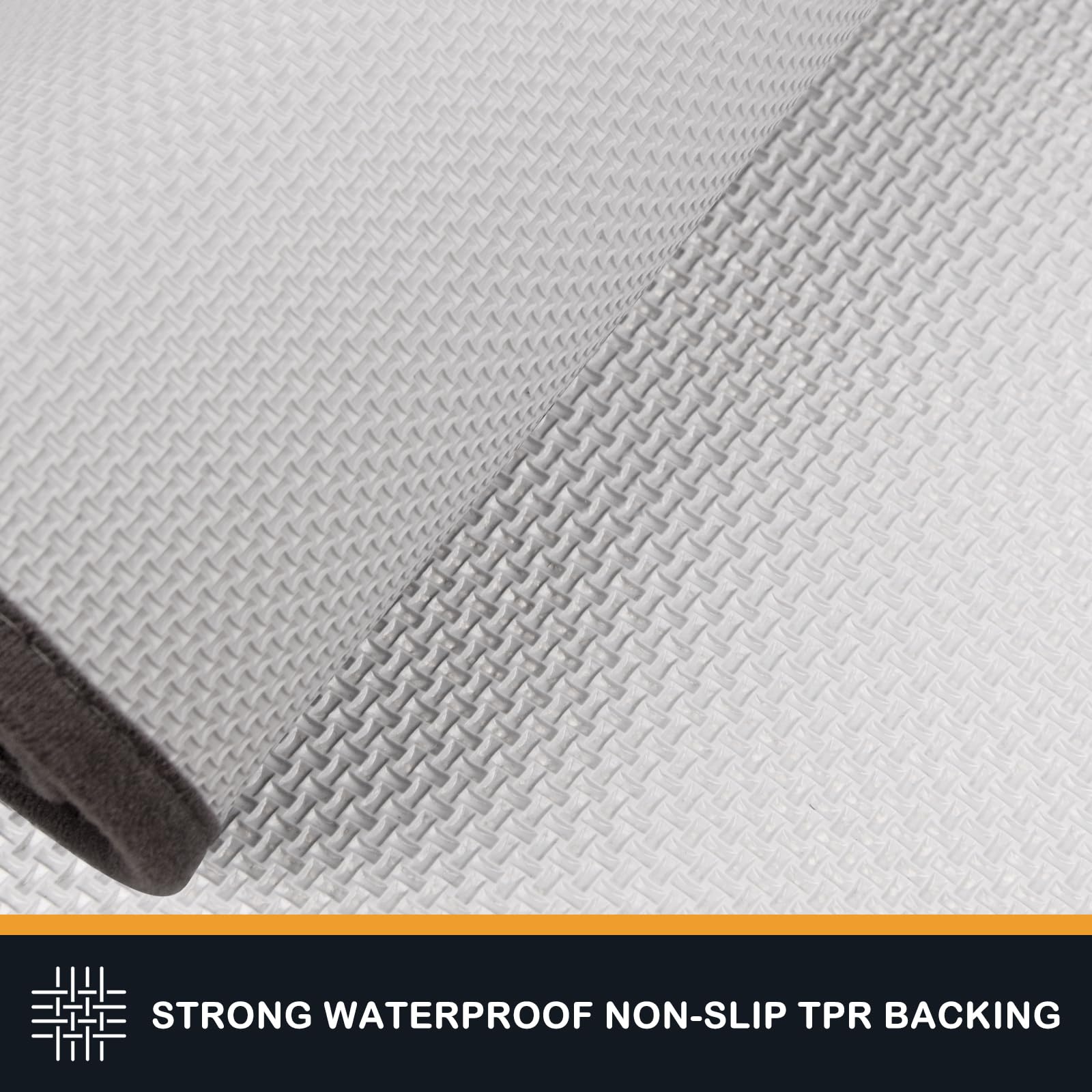 PURRUGS low-profile door mat fits under doors smoothly