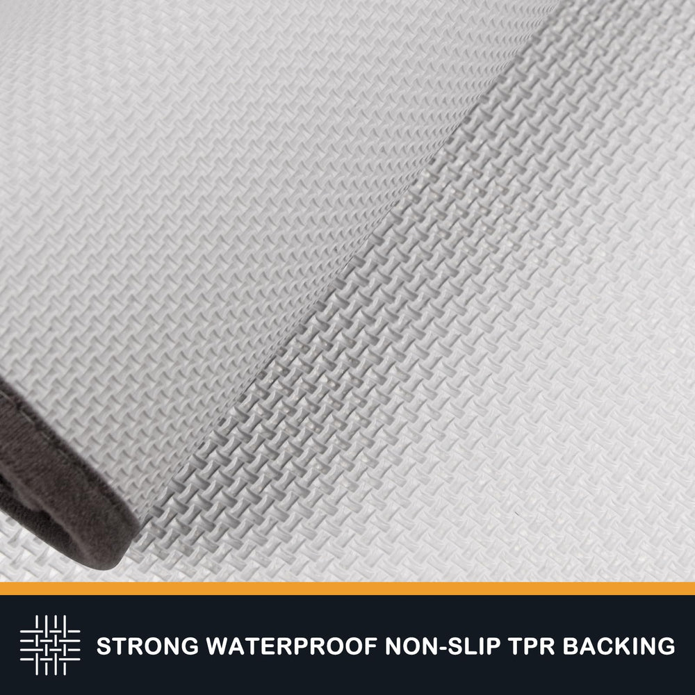 PURRUGS low-profile door mat fits under doors smoothly