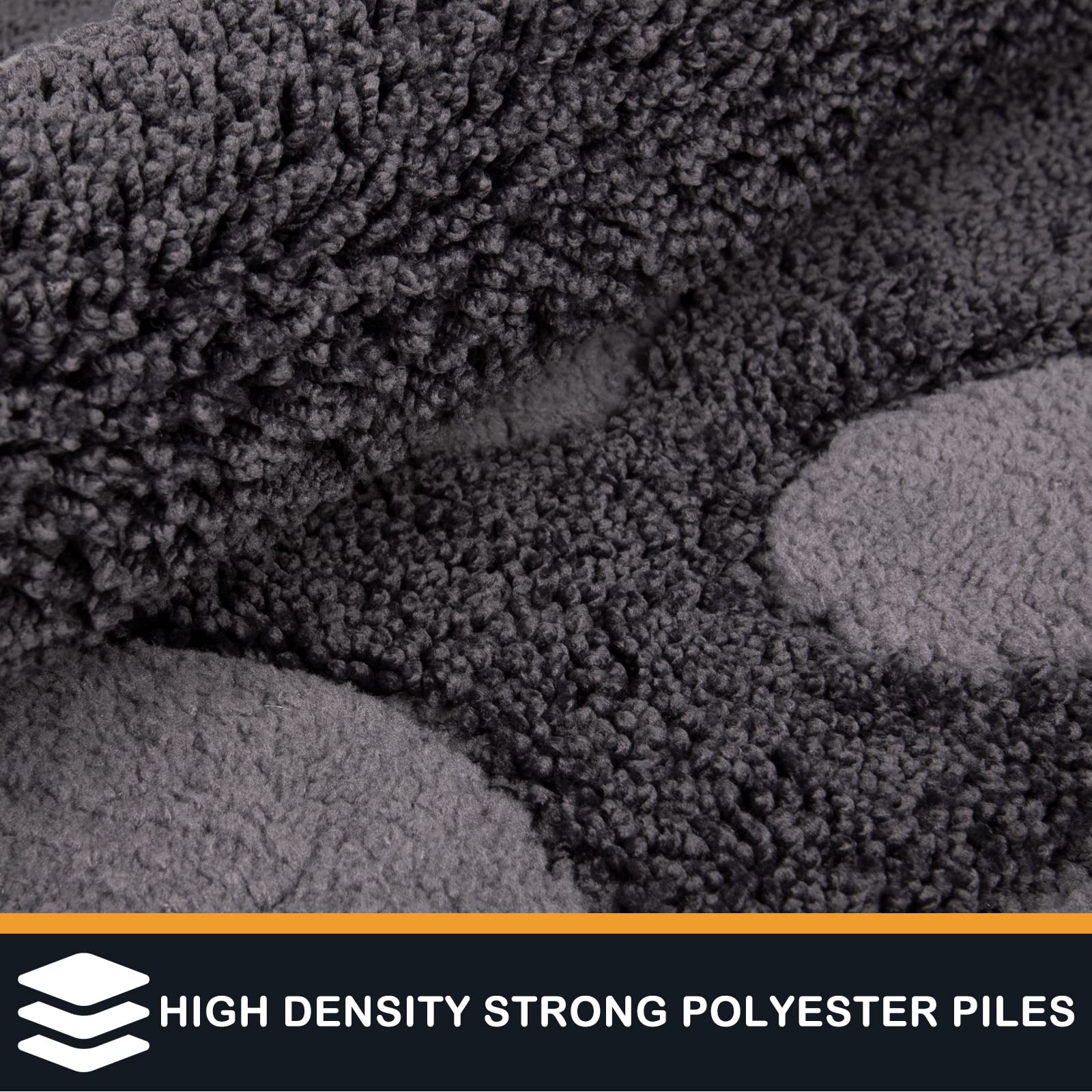 PURRUGS Machine washable door mat ready for cold-water cleaning.