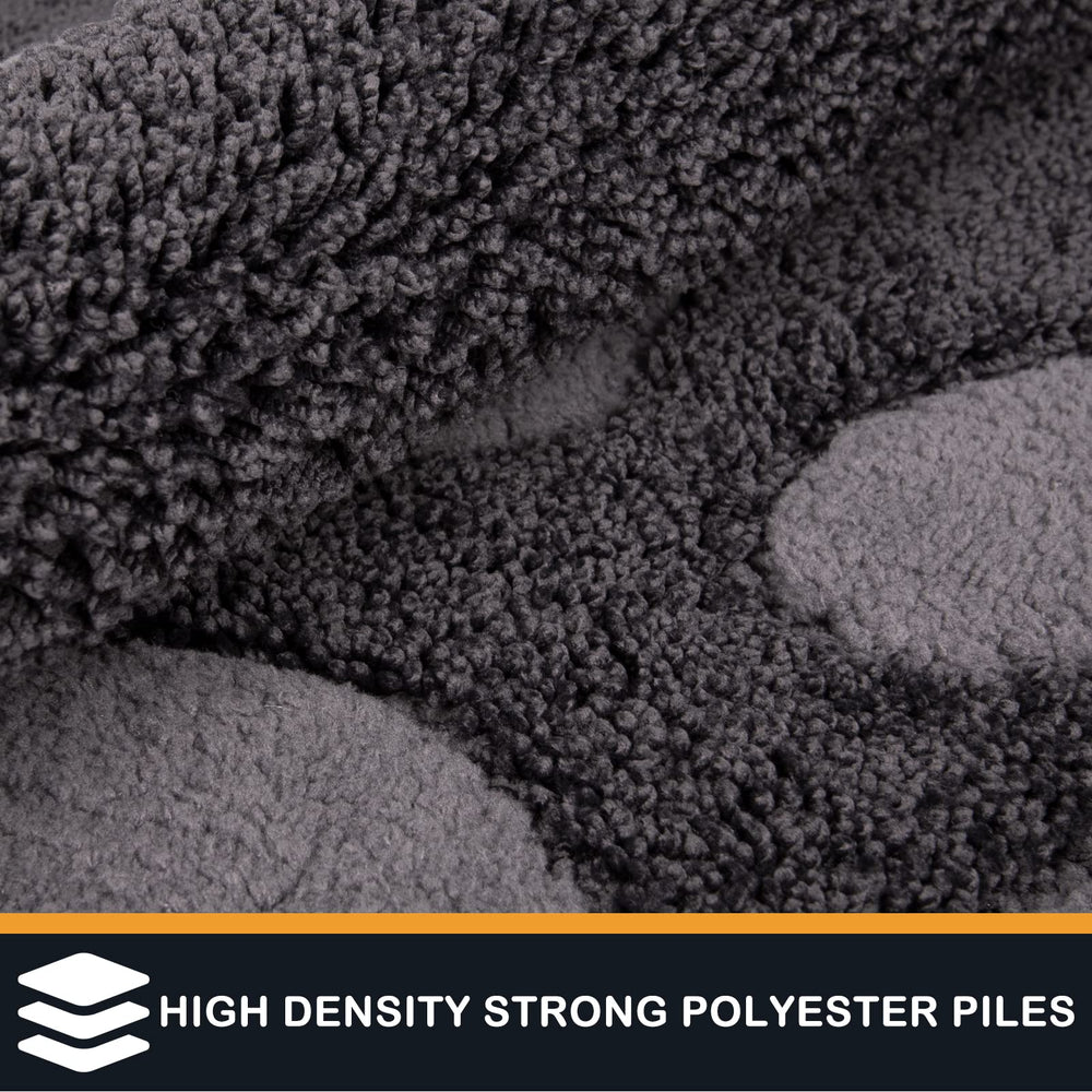 PURRUGS Machine washable door mat ready for cold-water cleaning.