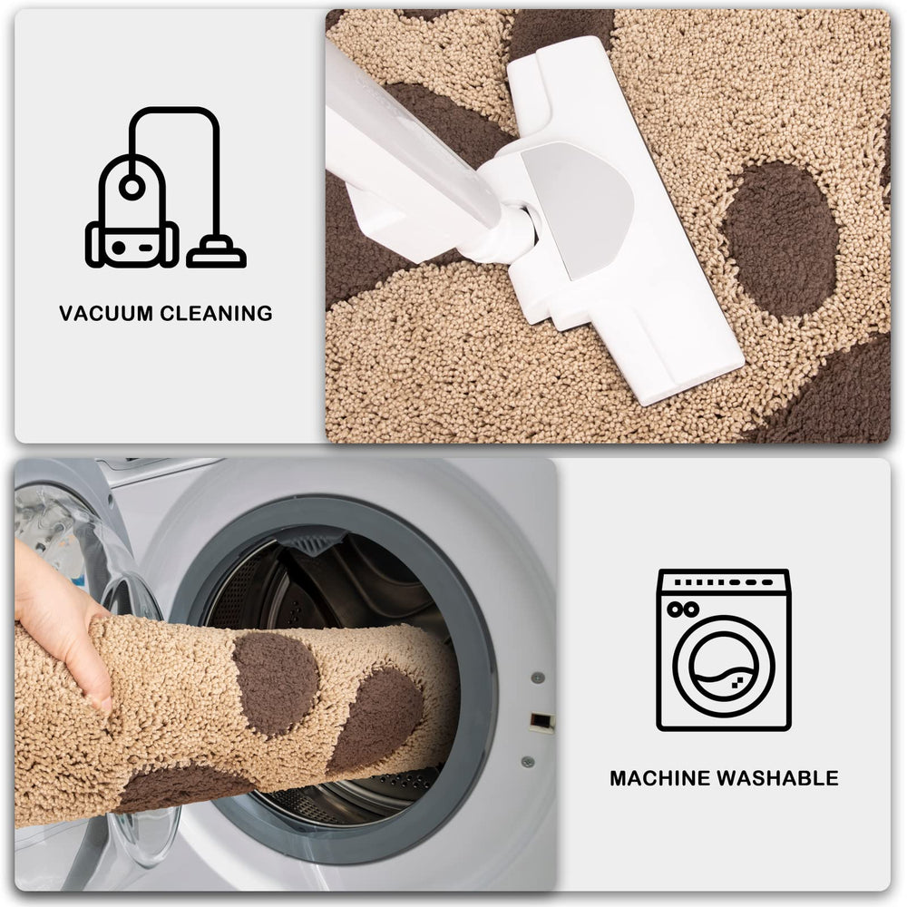 Purrrugs machine-washable door mat easy to clean after muddy paws.