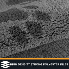 PURRUGS machine-washable microfiber mat simplifies cleaning after muddy paws and rain.