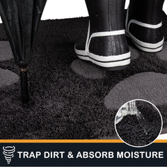 PURRUGS microfiber-soft pile closeup shows an absorbent surface that dries shoes efficiently.