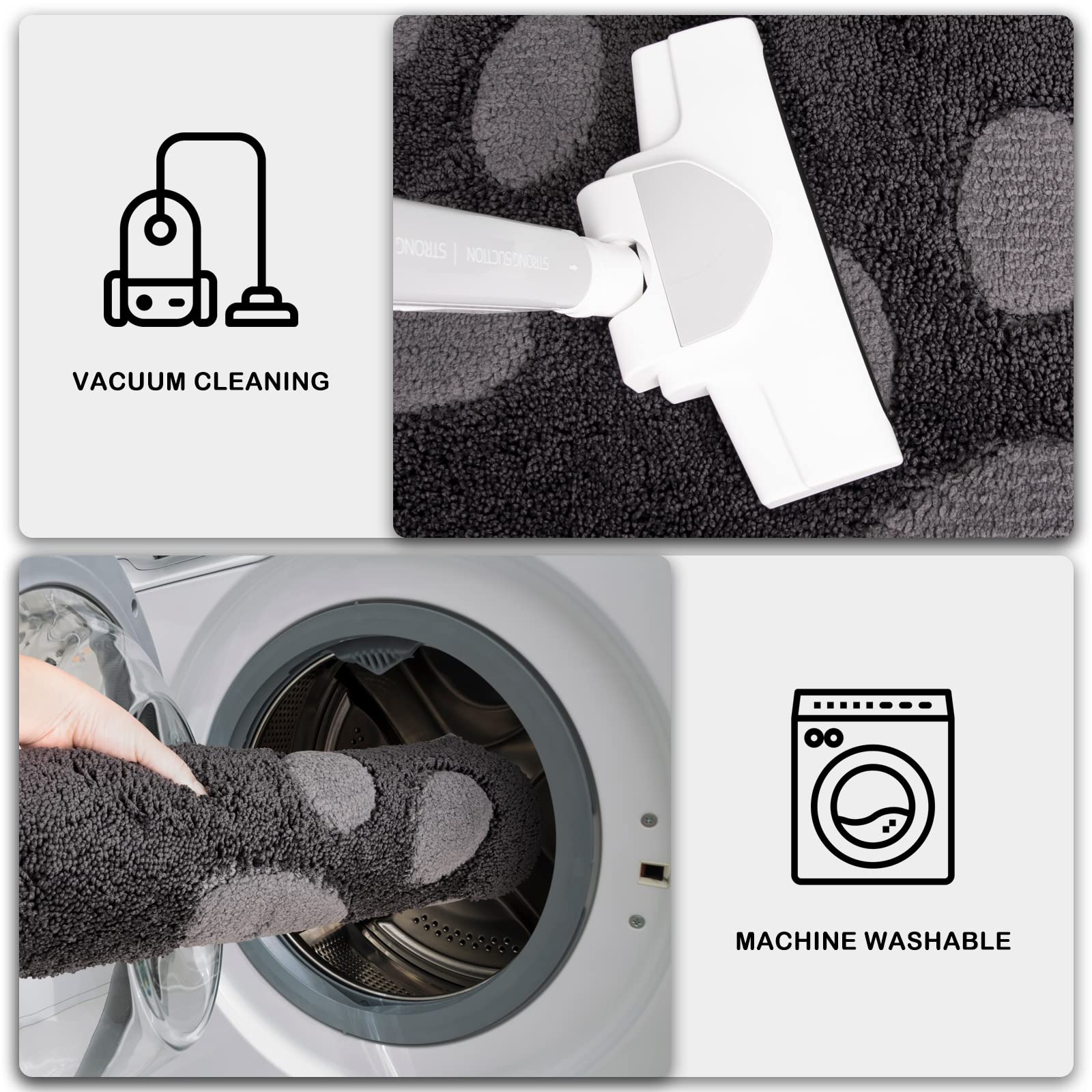 PURRUGS dirt-trapping door mat dries quickly after washing for daily use