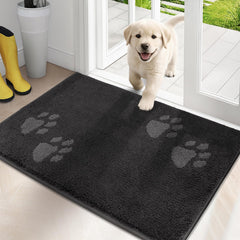 PURRUGS dirt-trapping door mat front view reduces mud indoors