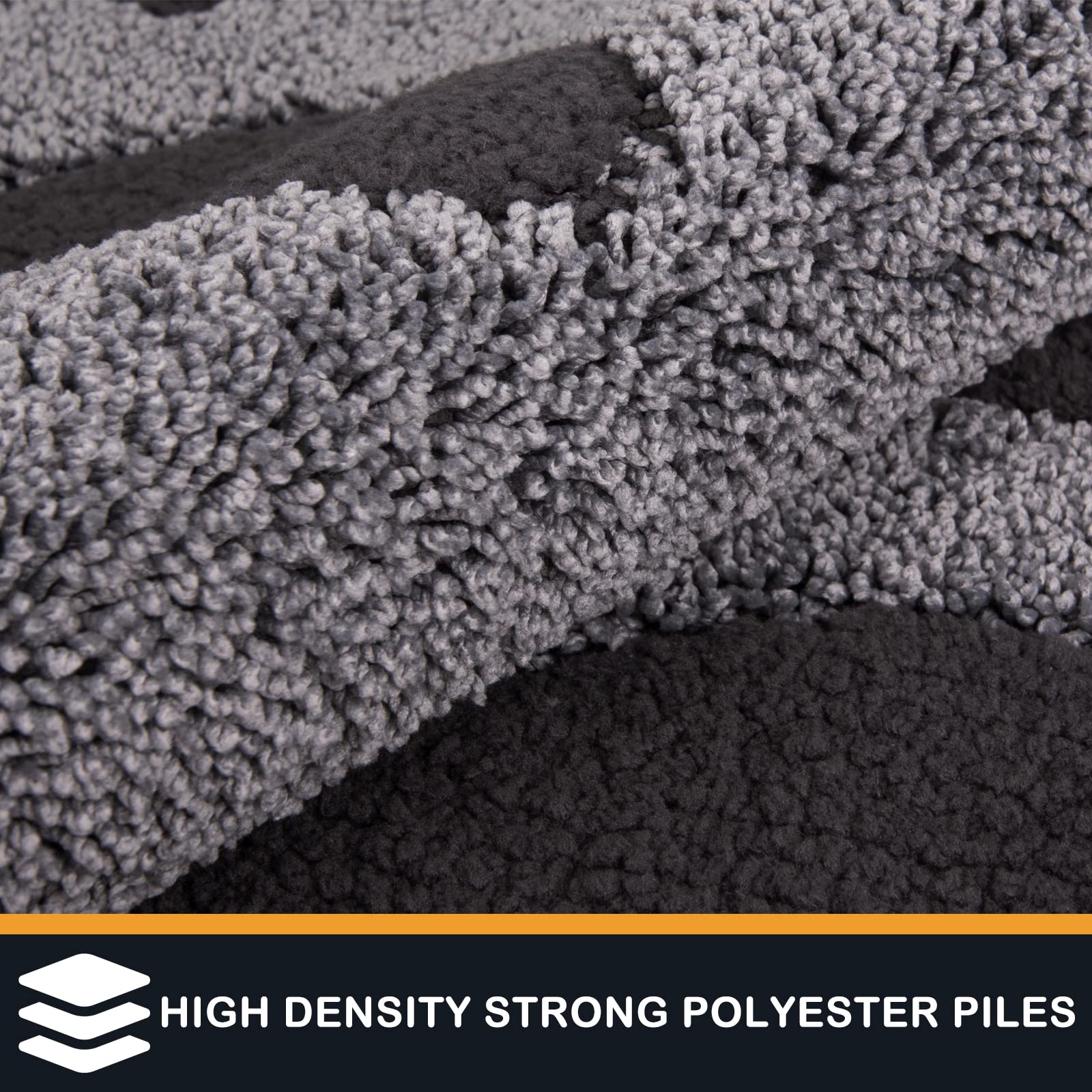 PURRUGS dirt trapping door mat is machine washable in cold water