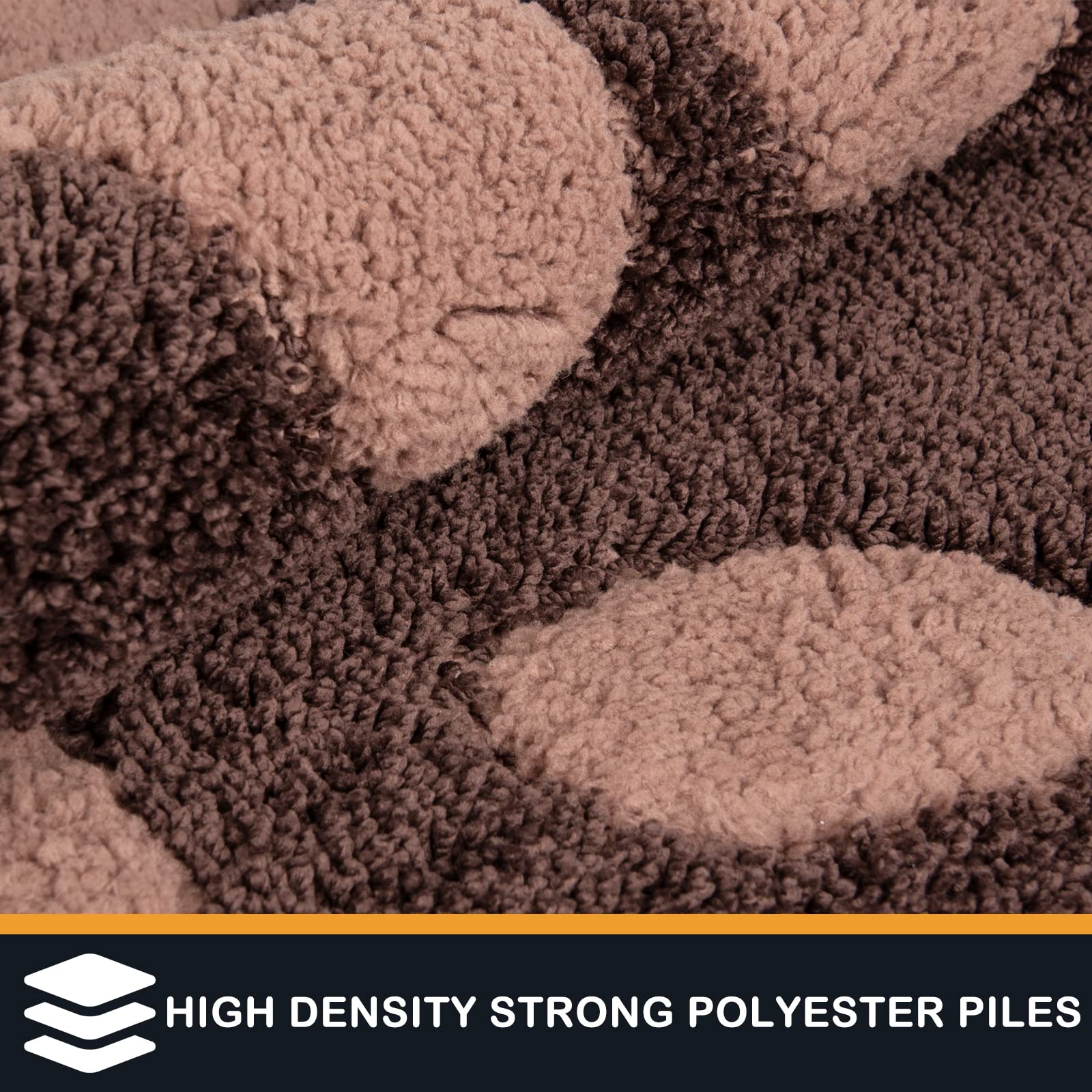 PURRUGS easy-clean door mat machine wash capability for quick maintenance