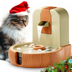 PURRVANA Cat Water Fountain Zen design centerpiece for calm hydration.
