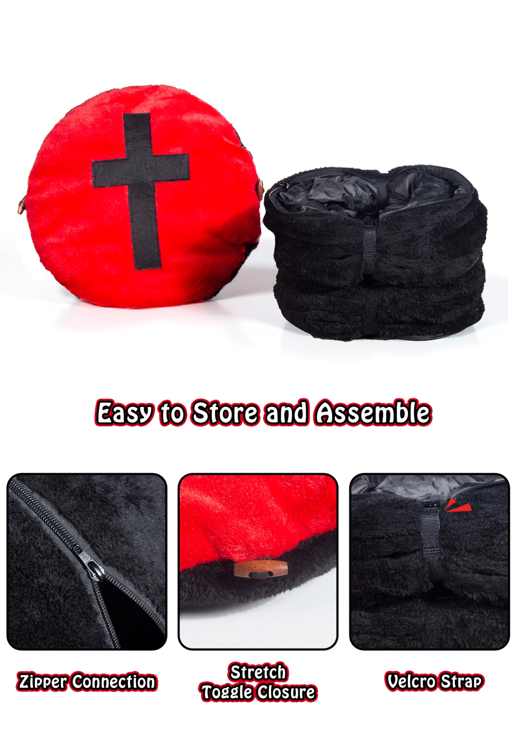 Purrzone Gothic Cat Bed peekaboo holes invite interactive play