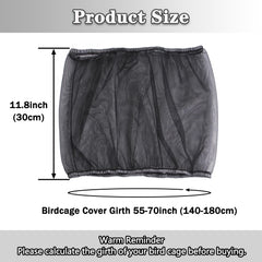 PUSNMI adjustable cage-net cover fits various cages for cleaner floors