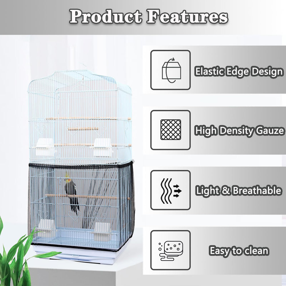 PUSNMI air circulation mesh keeps birds cool and visible