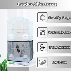 PUSNMI air circulation mesh keeps birds cool and visible