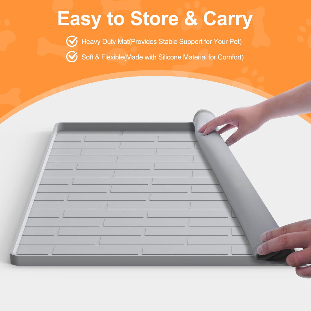 PUWANJILI multi-use mat doubles as feeding or counter protector